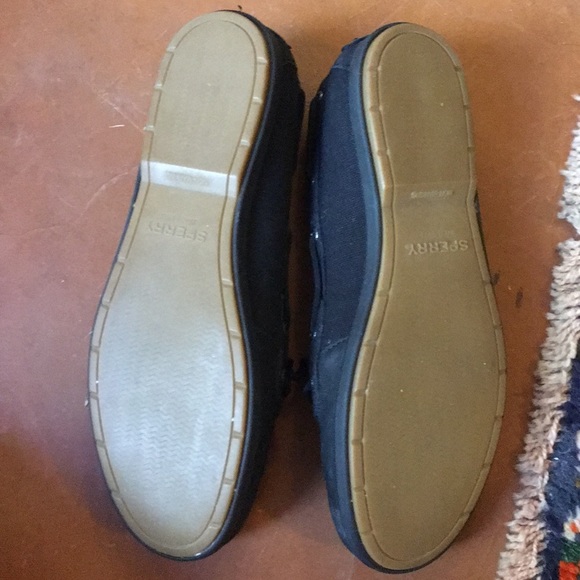 Sperry Top-Sider Boat Shoes 8.5 Leather/Canvas - Picture 10 of 11